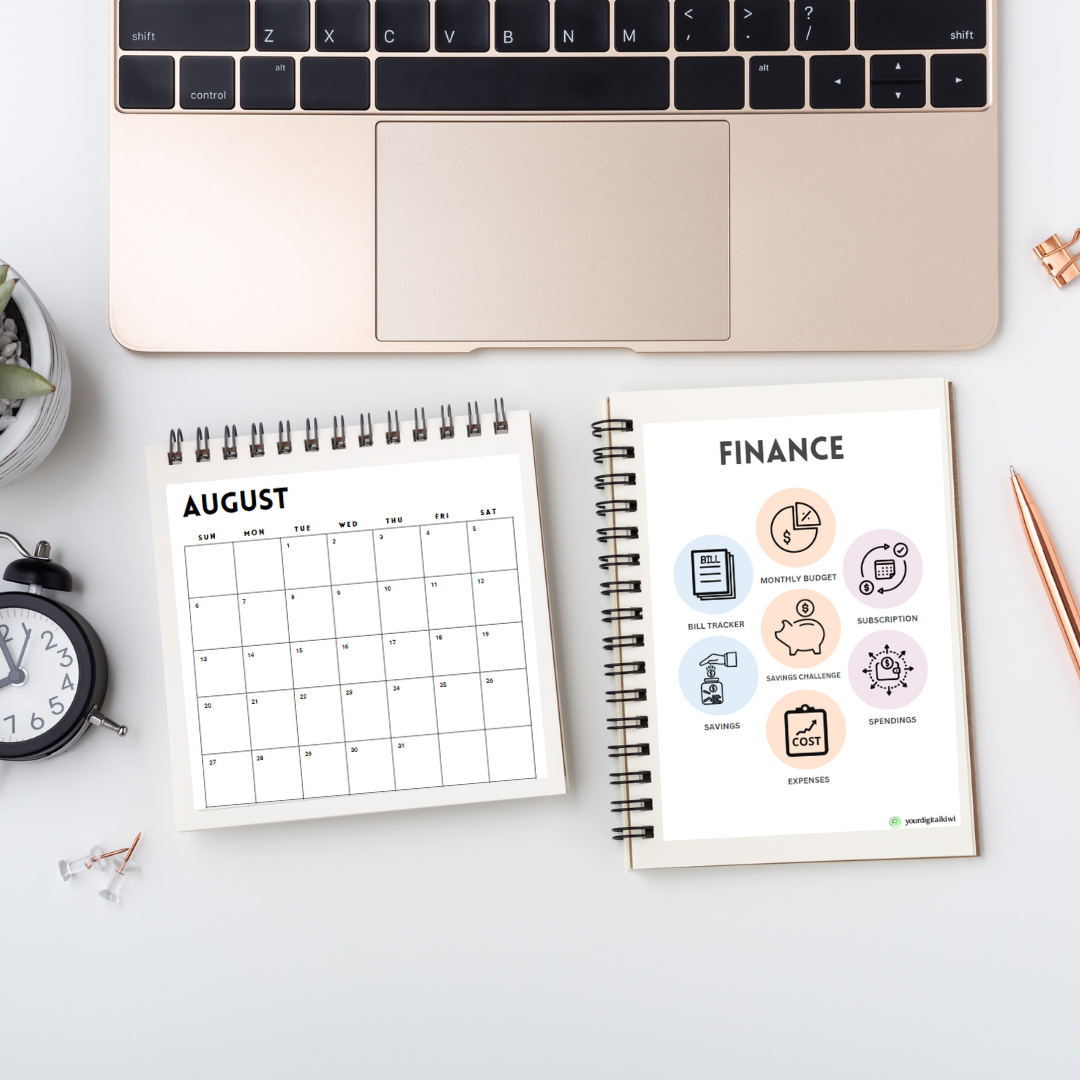 ADHD PRINTABLE PLANNER - The Ultimate Tool for Effective Planning - Wellness & Financial Trackers, Action Plans, Productivity Planners