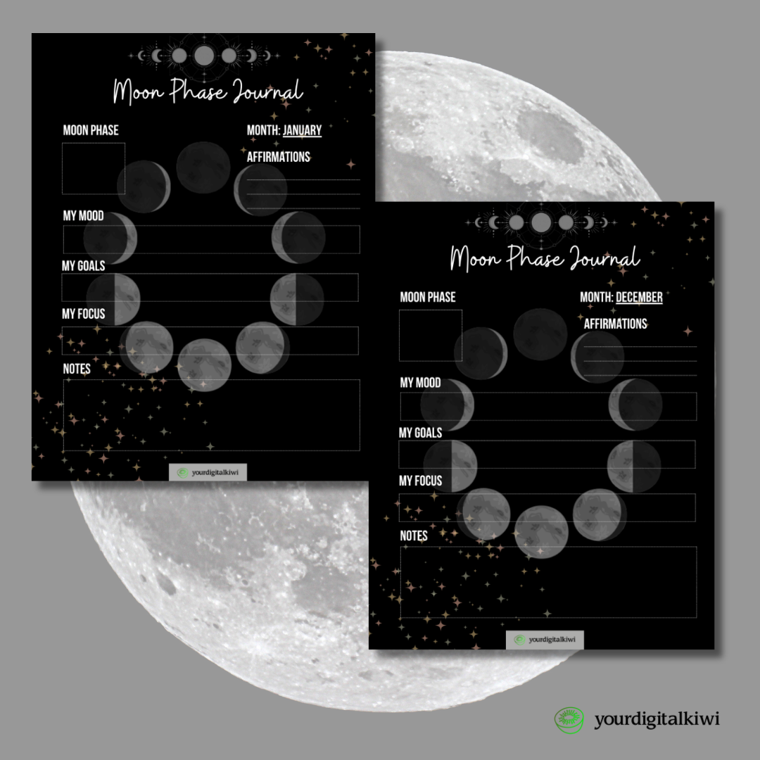 MOON PHASES PLR JOURNAL - Embrace Lunar Magic