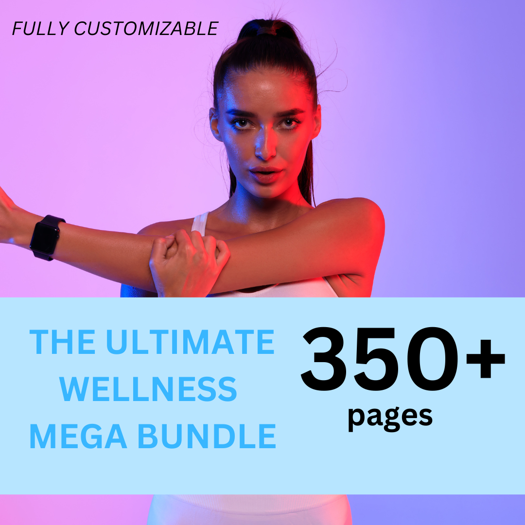 WELLNESS BUNDLE - 350+ FULLY CUSTOMIZABLE PAGES WITH PLR RIGHTS