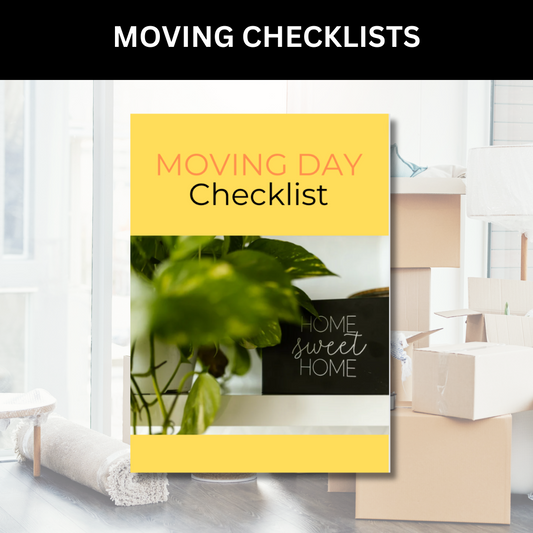 EDITABLE MOVING CHECKLIST - Moving Day Printable Checklist - Fully Customizable