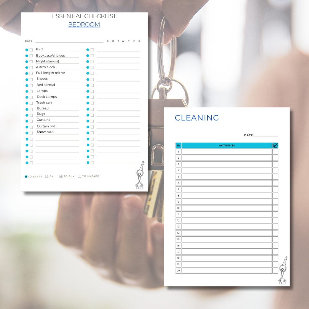 EDITABLE NEW HOME CHECKLIST - New Home Printable Checklist - Fully Customizable