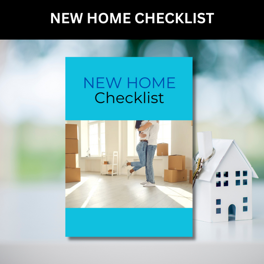 EDITABLE NEW HOME CHECKLIST - New Home Printable Checklist - Fully Customizable