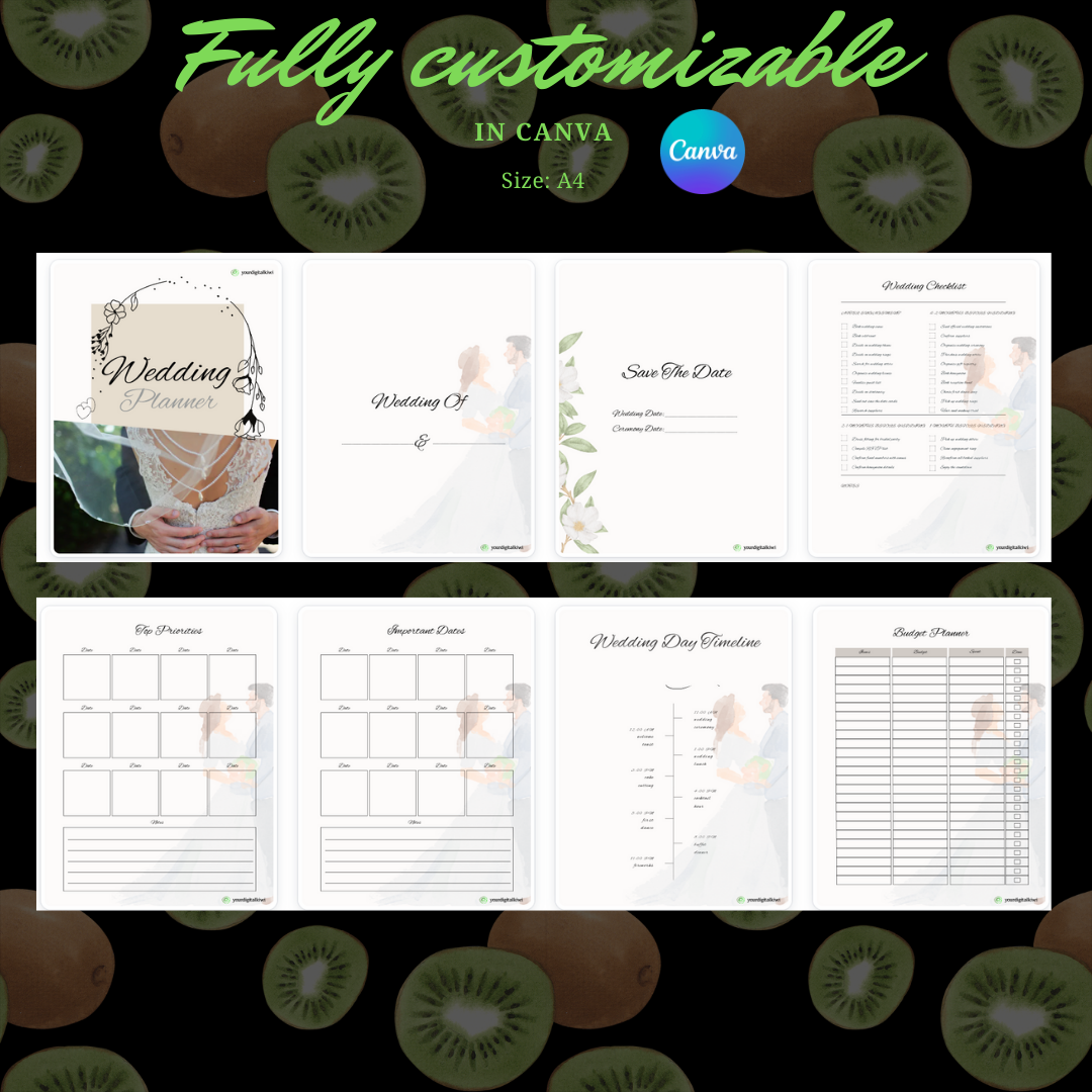 WEDDING PLANNER - Your Personalized Planner of Enchanted Elegance