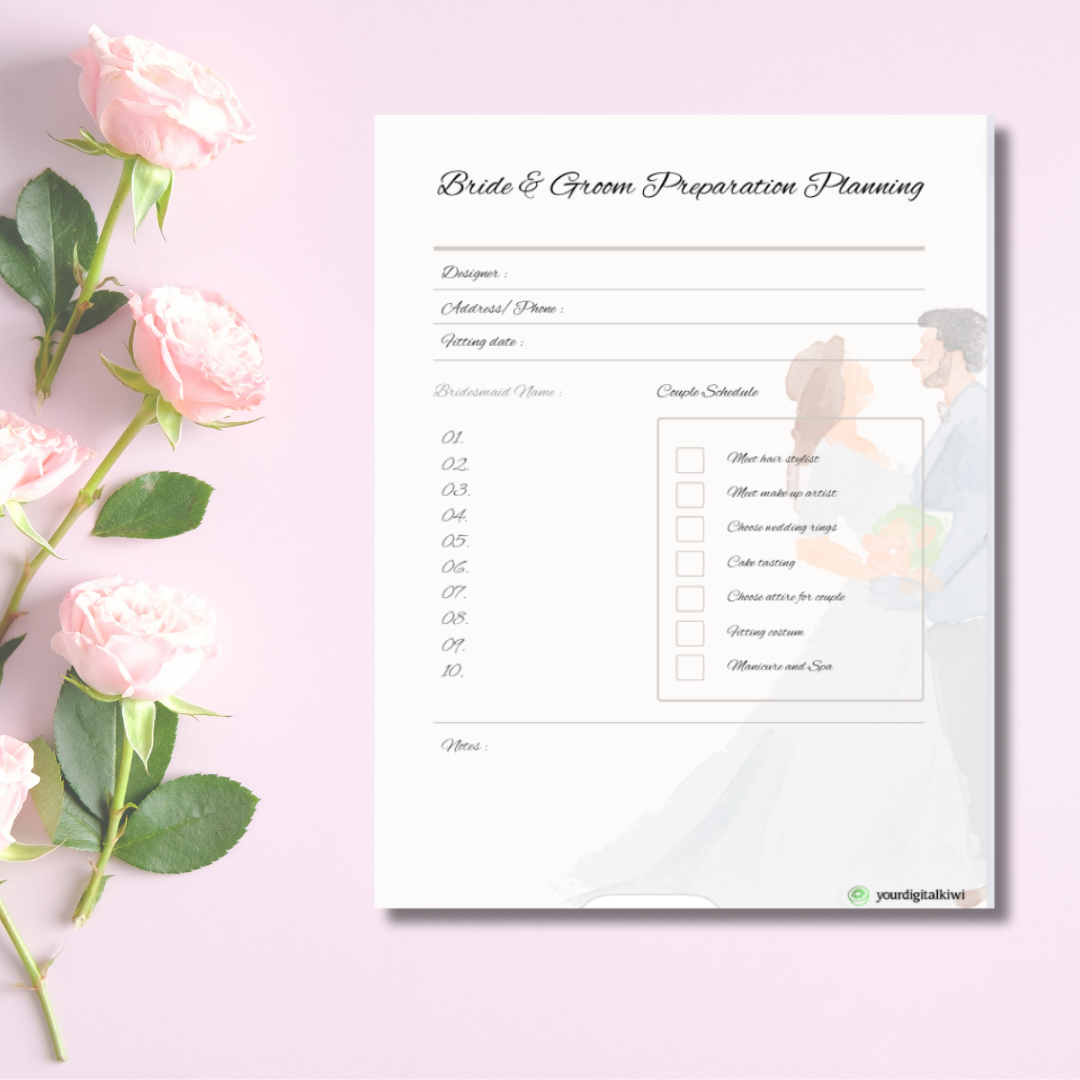 WEDDING PLANNER - Your Personalized Planner of Enchanted Elegance