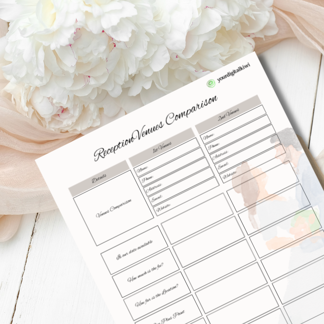 WEDDING PLANNER - Your Personalized Planner of Enchanted Elegance