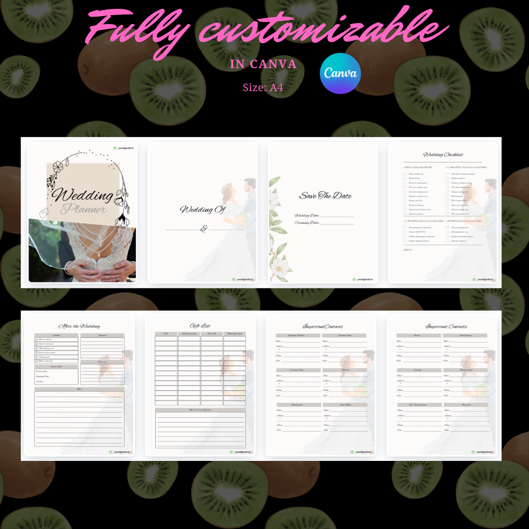 WEDDING & FAMILY BUNDLE - 200+ PLR PLANNERS & JOURNALS