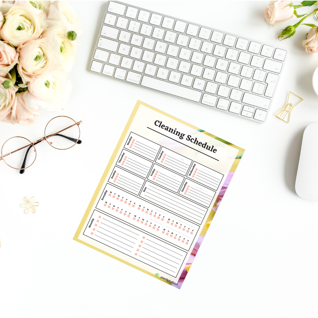 EDITABLE AIRBNB CLEANING CHECKLIST TEMPLATE - Cleaning Printable Checklist - Fully Customizable