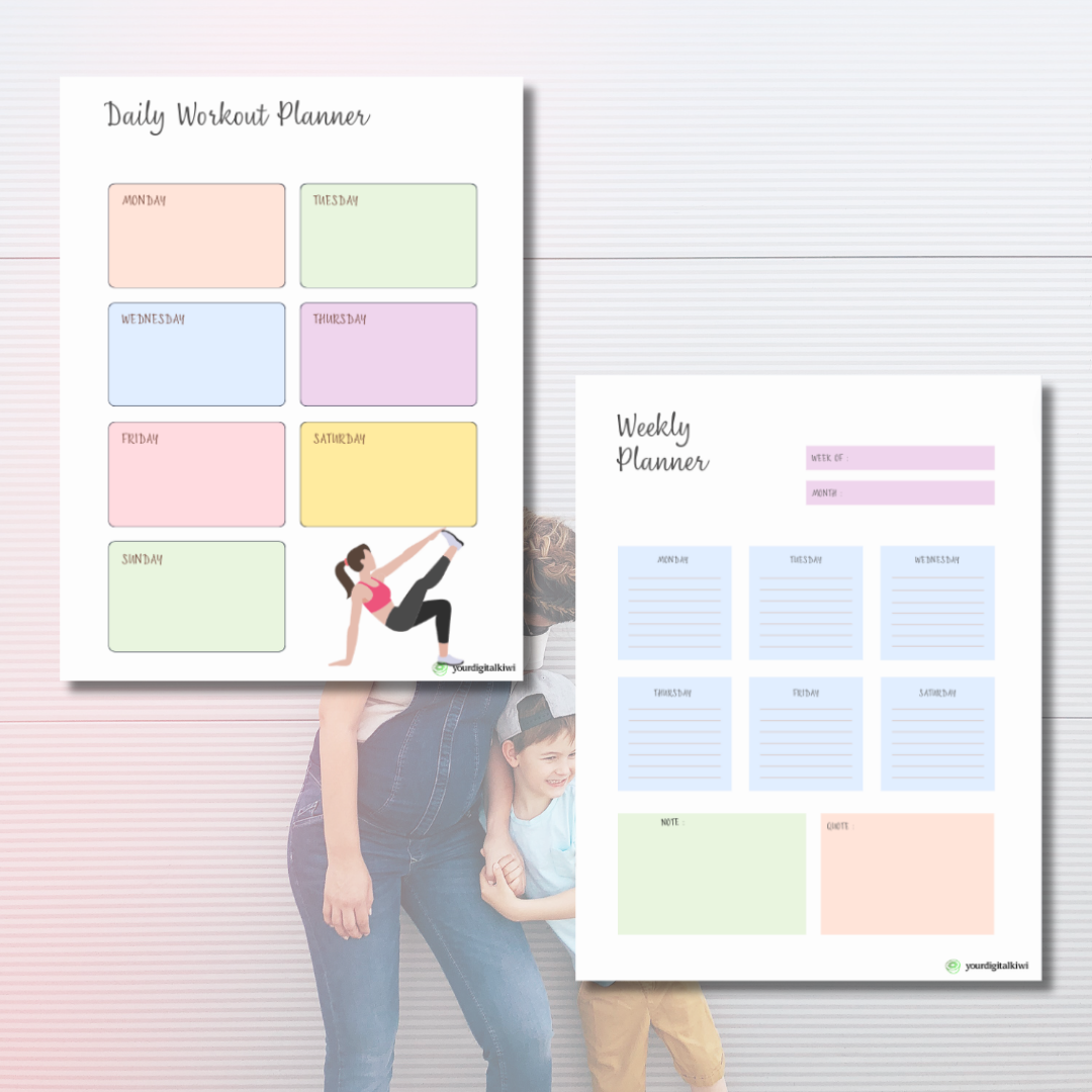 HOUSEHOLD PLANNER PACK - The Ultimate Planner designed with busy moms in mind