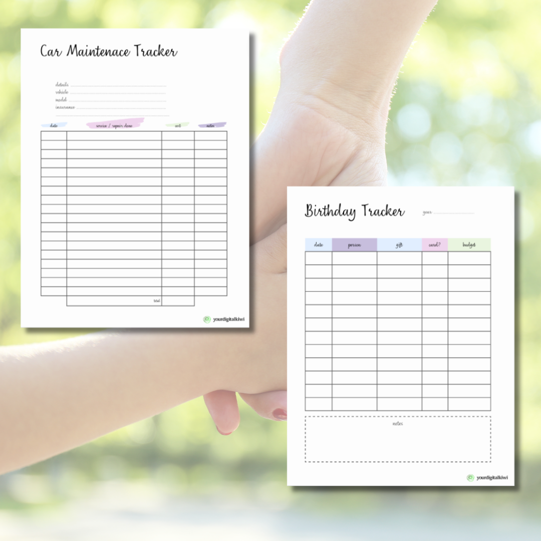 HOUSEHOLD PLANNER PACK - The Ultimate Planner designed with busy moms in mind